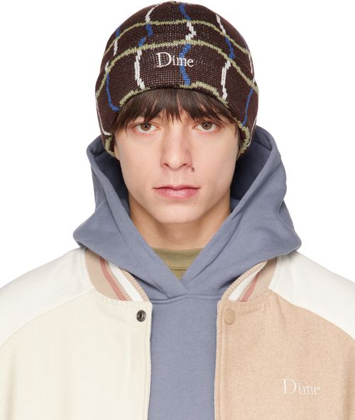 Dime brown wave beanie - Realry: A global fashion sites aggregator