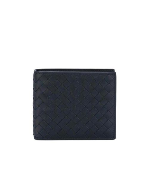 Intrecciato bi-fold wallet