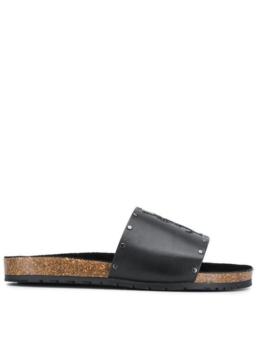 Jimmy slide sandals - Black