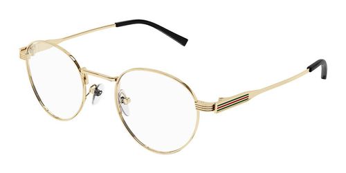 Gucci GG1877O 003 Men's Glasses Gunmetal Size 48 - Free Lenses - HSA/FSA Insurance - Blue Light Block Available