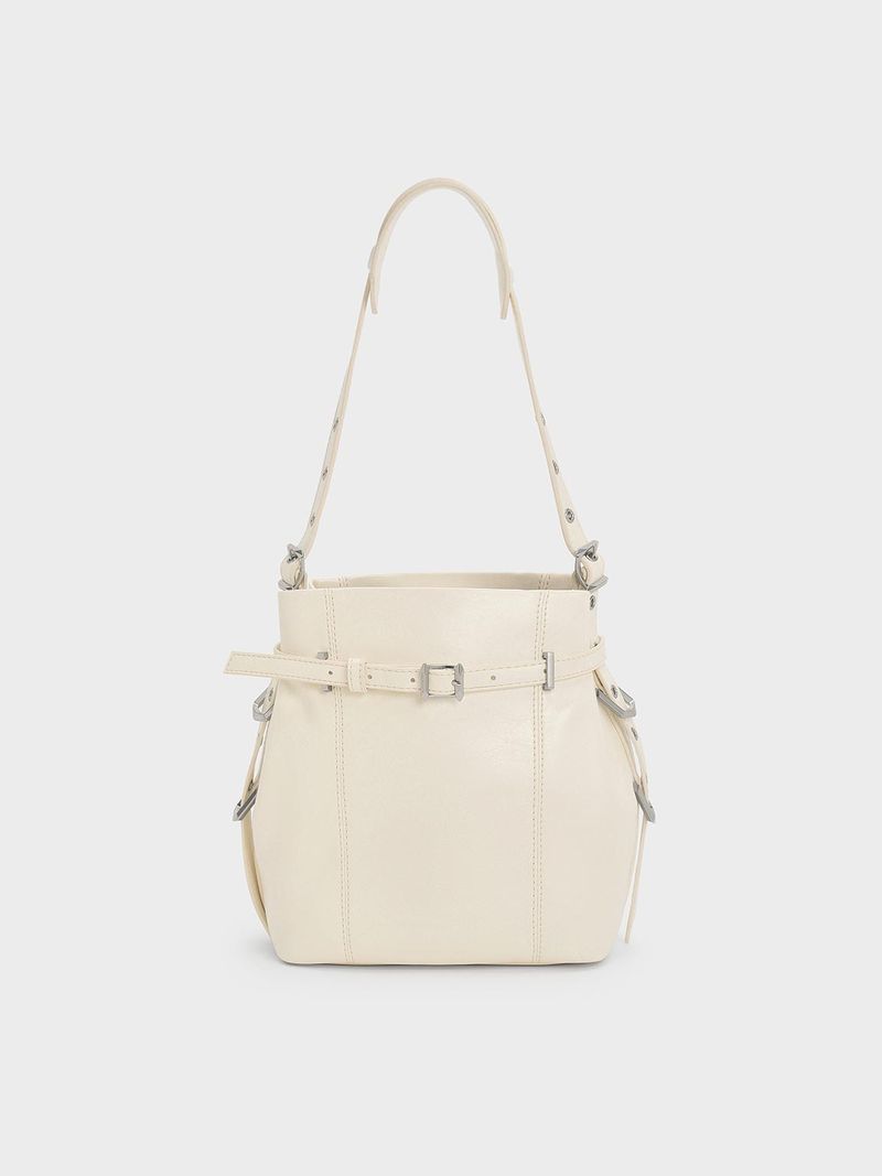 Charles & Keith Charles & Keith - Bryna Belted Bucket Bag