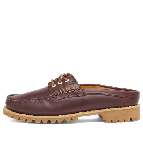 Men's 3 Eye Mule Burgundy Full Grain