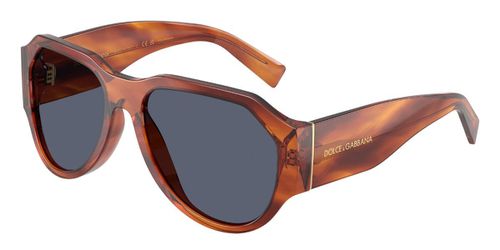 Dolce & Gabbana DG4504 Polarized 32212V Men's Sunglasses Brown Size 58