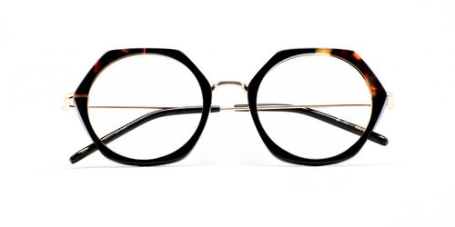 Kaleos Rambeau C1 Men's Eyeglasses Black Size 48 - Blue Light Block Available