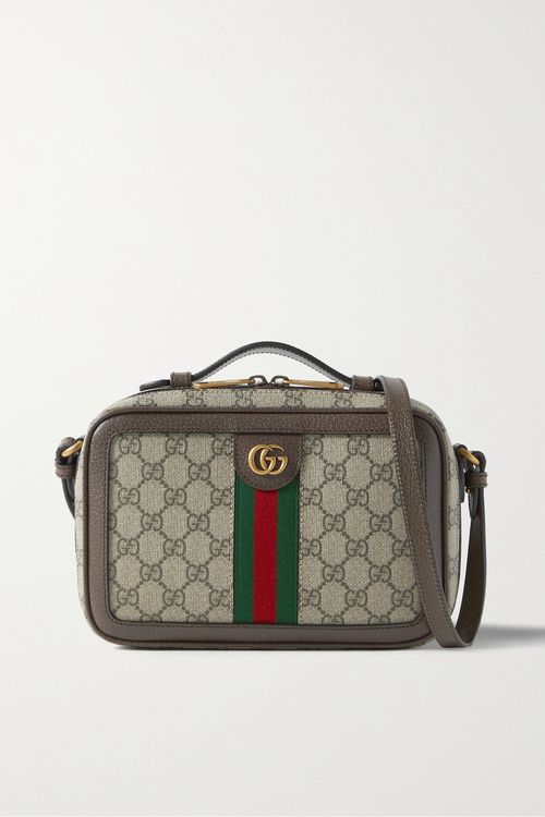 Gucci Ophidia Printed Coated-canvas Shoulder Bag