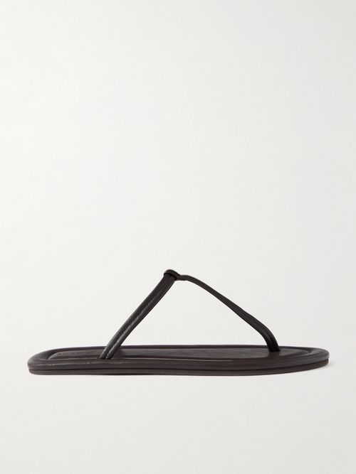 T Leather Sandals