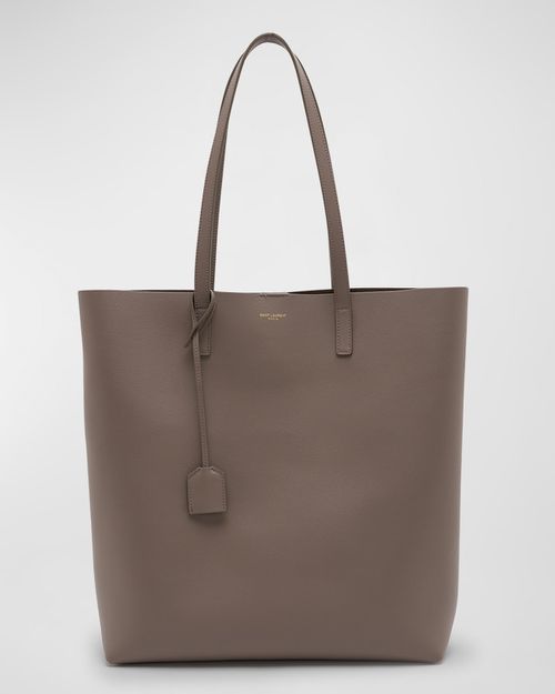 Shopping North- South Toy Tote Bag in Smooth Leather