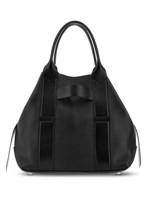 Medium Script tote bag - Black