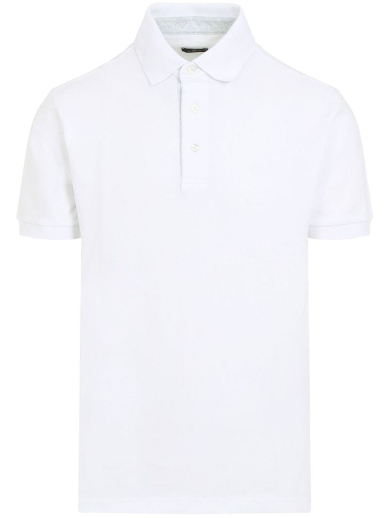에트로 남성 Cotton Piqué Polo Shirt