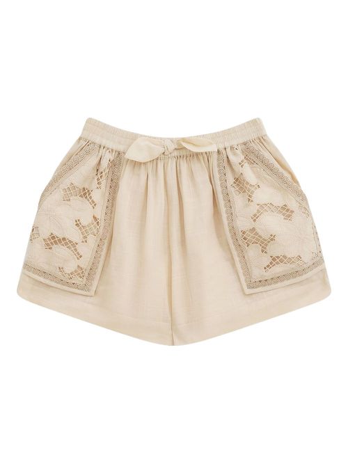 ZIMMERMANN Kids Lucky short and blouse set - Neutrals