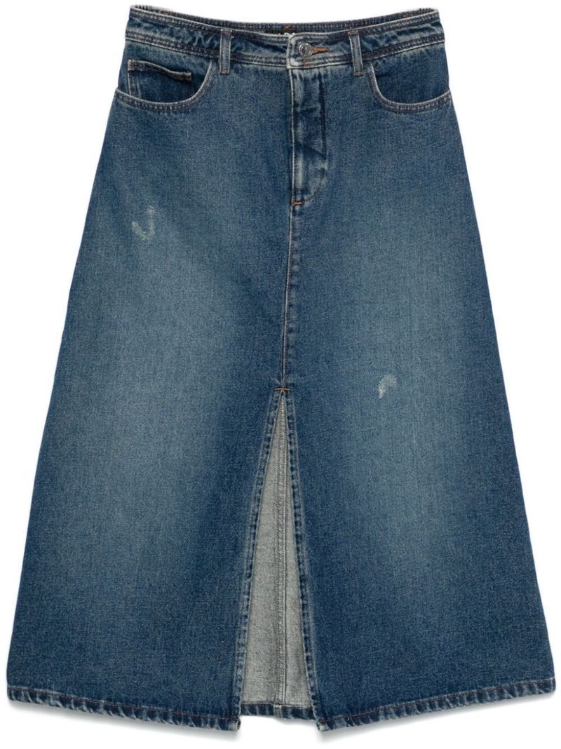 아페쎄 여성 Georgia Denim Midi Skirt