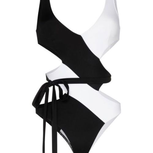 Agent Provocateur 투톤 컷아웃 수영복 APM0462001100