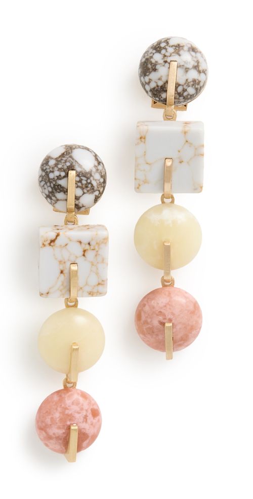 Laguna Earrings Earthtone Multi One Size