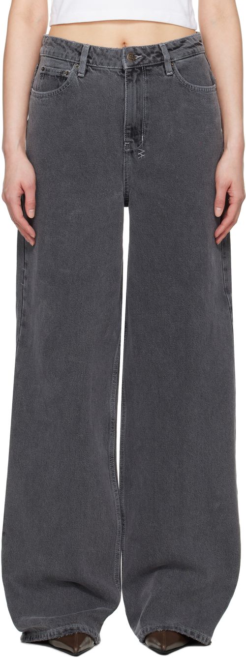Ksubi Gray Baggy Jeans