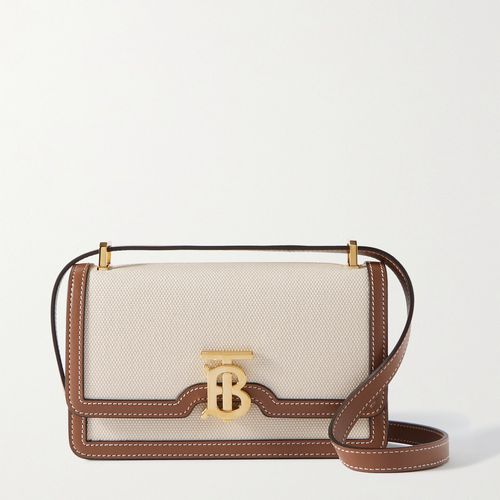 Burberry - Leather Shoulder Bag Neutral - Onesize