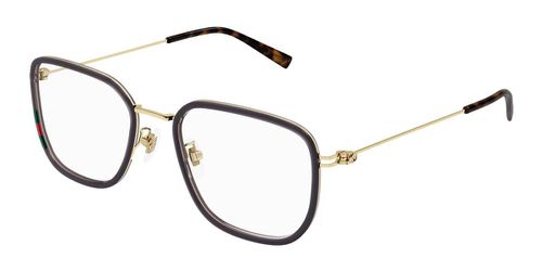 Gucci GG1852OA 003 Men's Eyeglasses Brown Size 53 - Blue Light Block Available