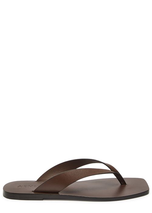 A.Emery 여성 Kinto Leather Flip Flops 4346742