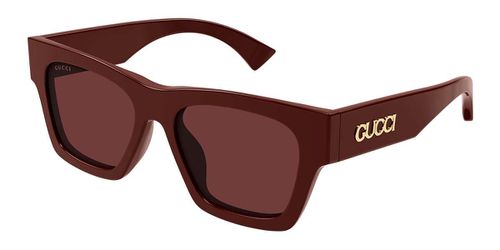 Gucci GG1835S 003 Women’s Sunglasses Burgundy Size 52