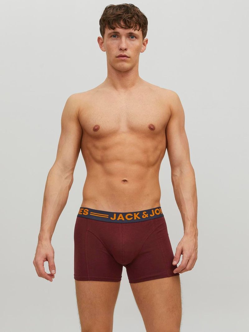 Jack & Jones 남성 Additionals - 3-pack Plain Boxers
