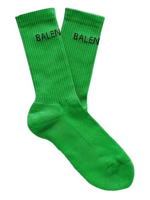 Balenciaga cotton-blend "Dark Green" socks