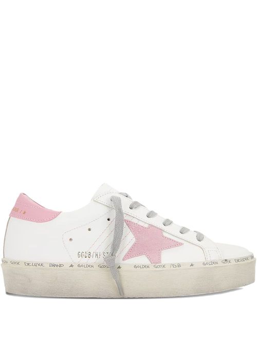 Golden Goose Hi Star "White/Pink" sneakers