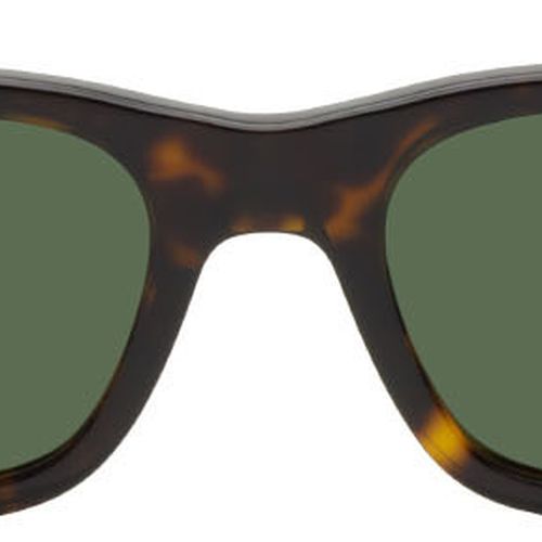 Ray-Ban 남성 톨토이즈쉘 버뱅크 선글라스 221718M134006
