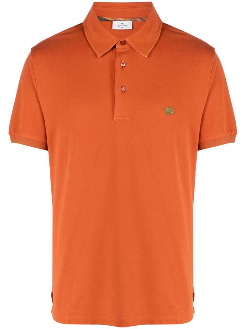 에트로 남성 Pegaso-Embroidered Polo Shirt