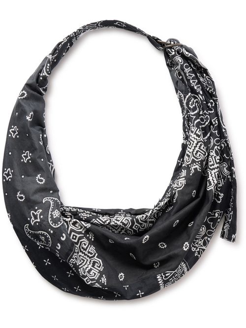 Snufkin Patchwork Bandana-Print Voile Messenger Bag