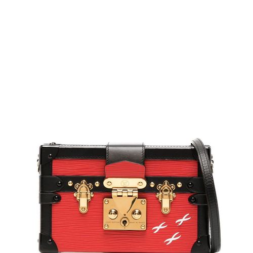 Louis Vuitton 2015 Pre-owned Petite Malle Shoulder Bag - Red