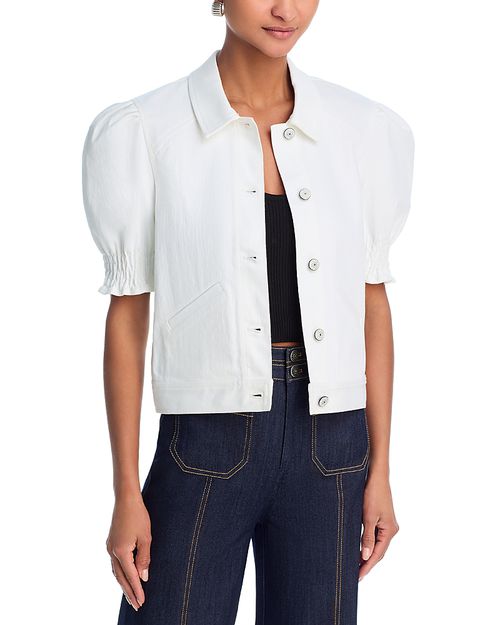 Roselyn Puff Sleeve Denim Jacket