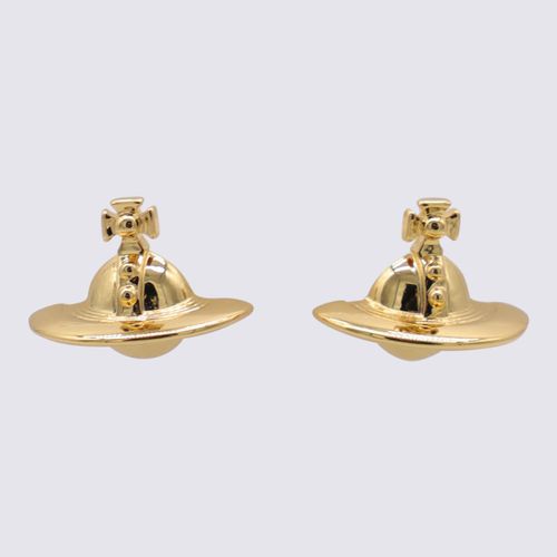 Gold Brass Earrings