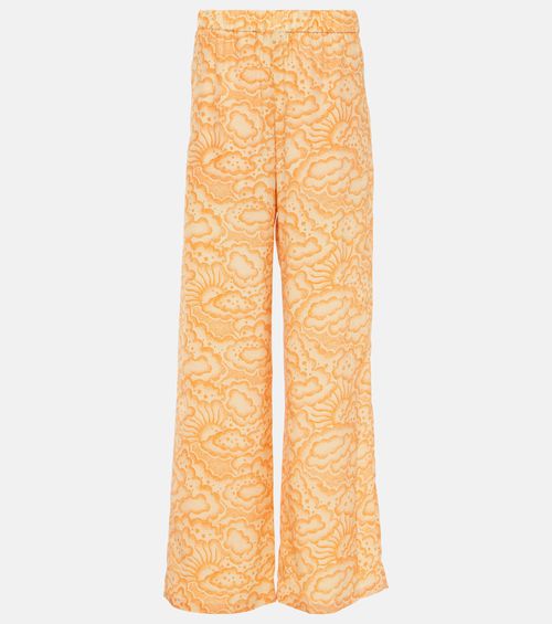 Stella McCartney Mid-rise silk pants
