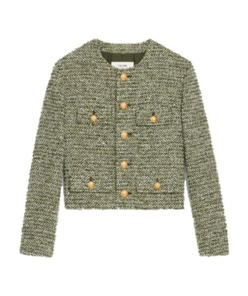 CHASSEUR' JACKET IN RUSTIC TWEED