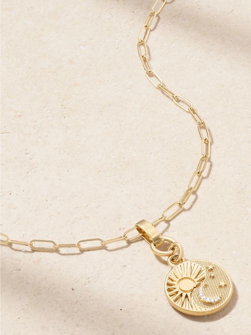Balance 18-karat Gold Diamond Necklace - One size