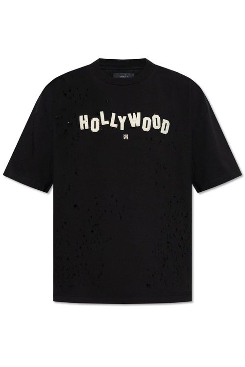 Hollywood Distressed Drop Shoulder T-shirt