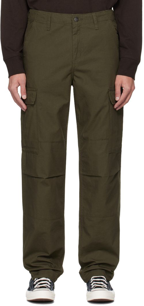 Carhartt Work In Progress Green Regular Cargo Pants