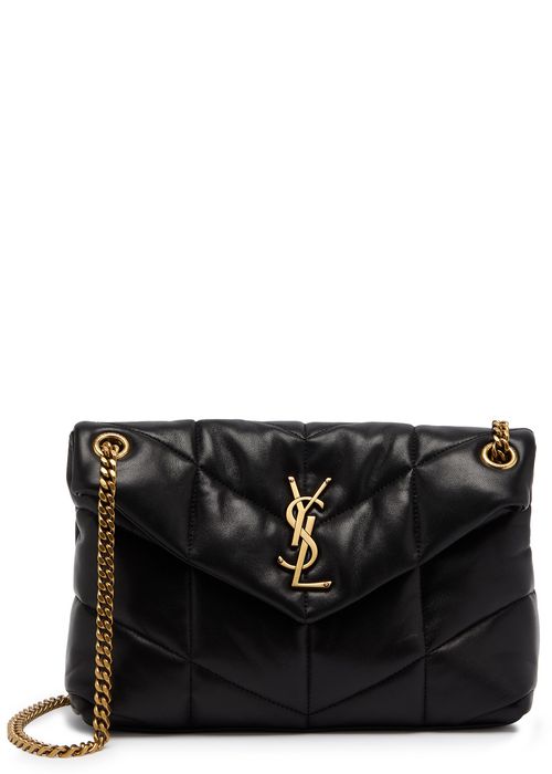 입생로랑 여성 Lou Puffer Small Leather Shoulder bag 4553435