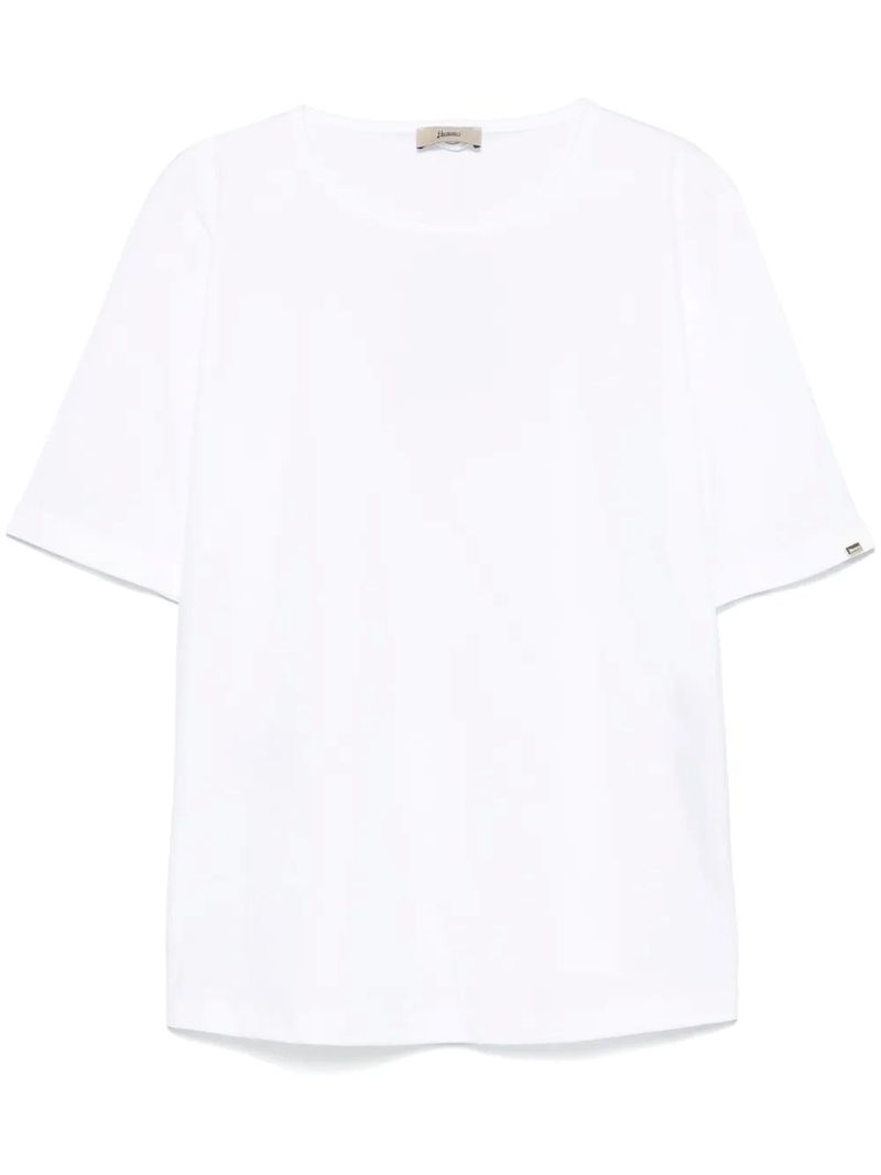 에르노 여성 Side Slits Cotton T-Shirt