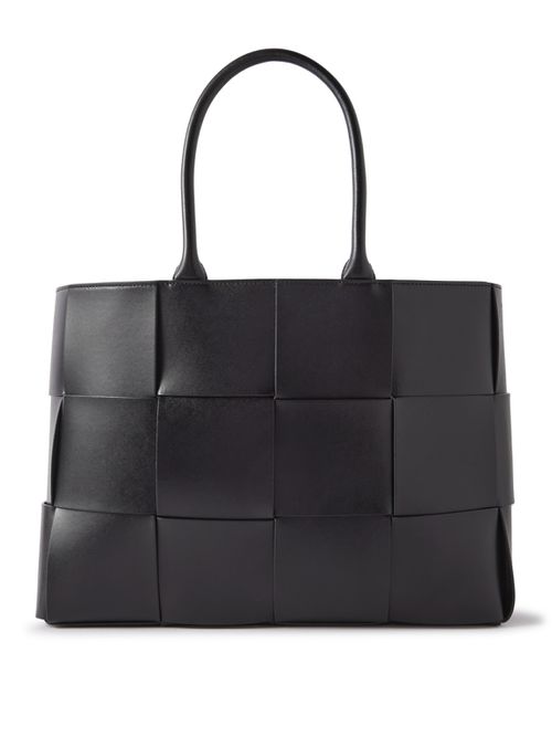 Intrecciato Leather Tote Bag