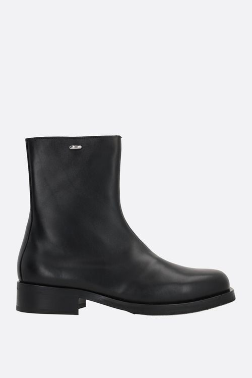 Camion Smooth Leather Ankle Boots