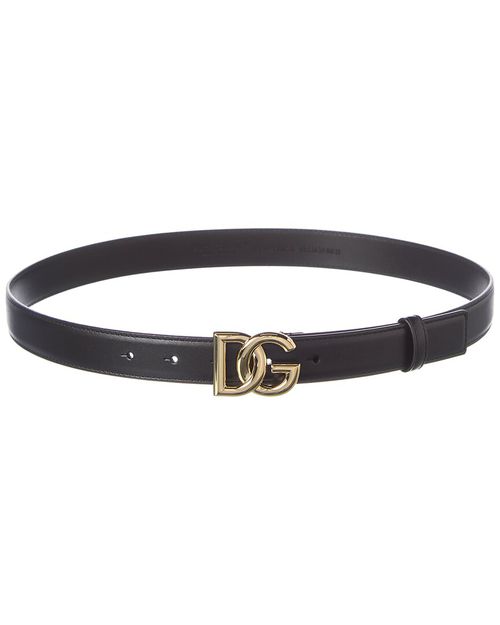 DG Logo Leather Belt