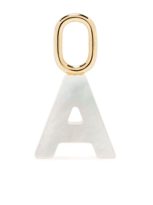 Lucid Letter A charm - White
