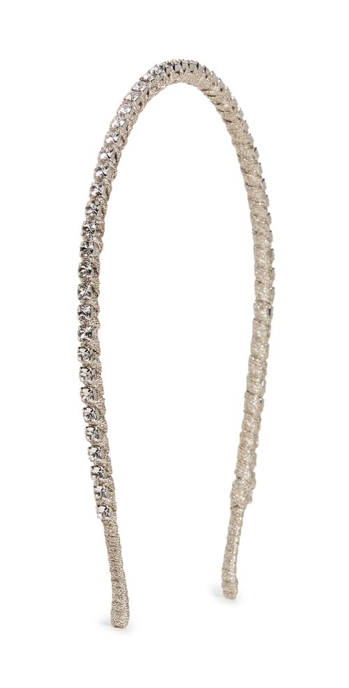 Lisbon Wrapped Headband Silver One Size