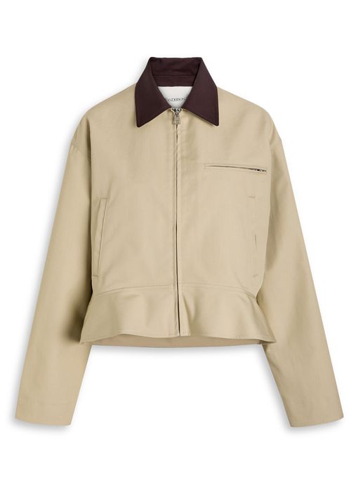Peplum Cotton Jacket