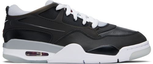 Nike Jordan 남성 블랙 & 그레이 에어 조던 4 RM 스니커즈 251445M237039