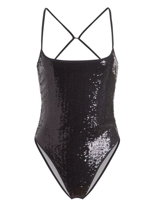 Wolford sequin-embellished bodysuit - Black