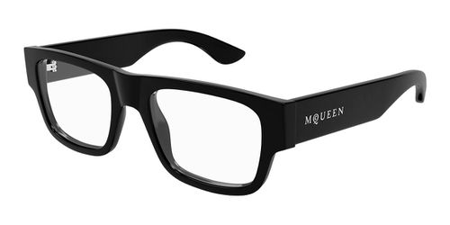 Alexander McQueen AM0511O 004 Men's Glasses Purple Size 53 - Free Lenses - HSA/FSA Insurance - Blue Light Block Available
