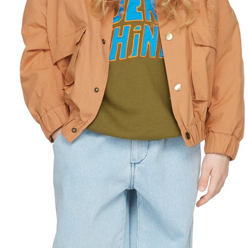 Repose AMS 키즈 블루 데님 치노 슬랙스 221884M704004