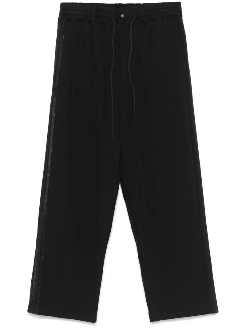 Y-3 남성 Mesh 3-Stripes Track Pants