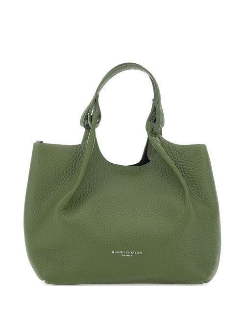 Leather shoulder bag - Green